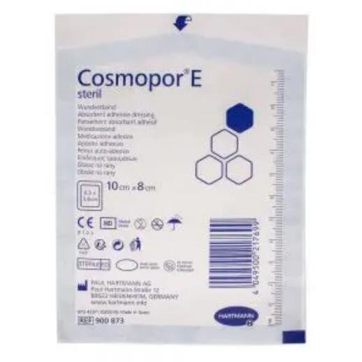 Пов'язка пластирна Cosmopor E steril для закриття ран 10 см х 8 см стерильна, 1 штука
