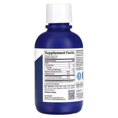 Магній Trace Minerals Liquid Magnesium 300 мг зі смаком мандарину розчин, 473 мл