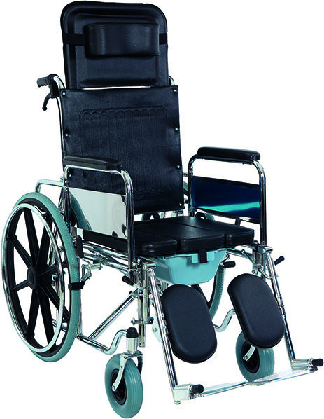Коляска інвалідна Karadeniz Medical G124 багатофункціональна з санітарним оснащенням, без двигуна
