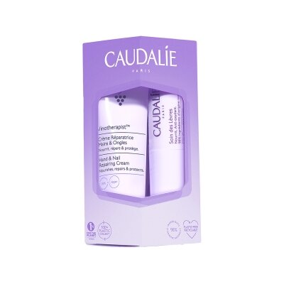Набір Caudalie Vinotherapist Lip & Hand Duo (Кондиціонер для губ 4.5г, Крем для рук та нігтів 30мл)