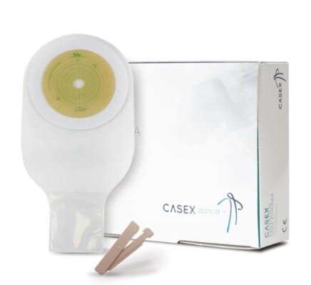 Калоприймач Casex з екстрактом Aloe Vera стомічний однокомпонентний, відкритий, прозорий, виріз 13-80 мм, 15 штук