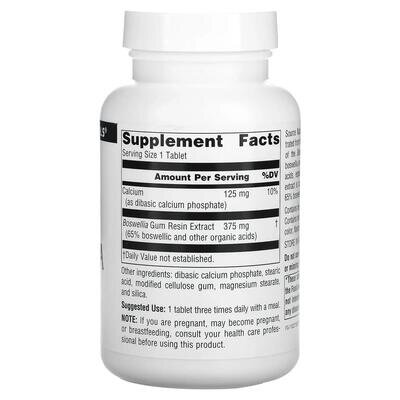Босвелія Source Naturals Boswellia Extract, 100 таблеток