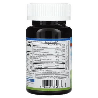 Комплекс для серця та судин Carlson Labs Blood Nutrients, 40 капсул
