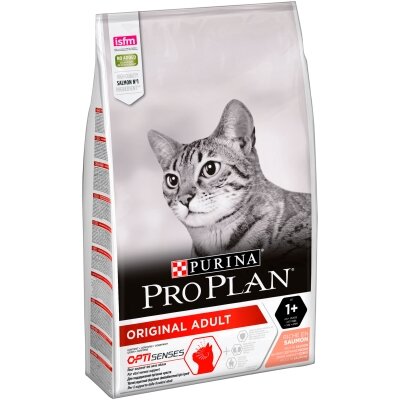 Корм сухий для котів Purina Pro Plan Original з лососем, 10 кг