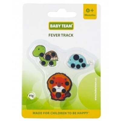 Термометр Baby Team 7310 наклейка на лоб