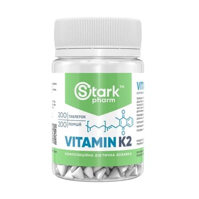 Вітамін K2 Stark Pharm Vitamin K2, 200 таблеток