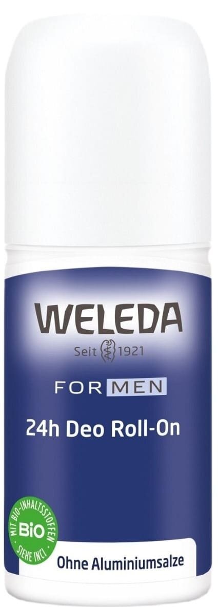 Дезодорант кульковий Weleda 24h For Men для чоловіків, 50 мл