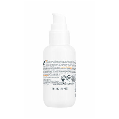 Флюїд сонцезахисний Vichy Capital Soleil UV-Age Daily SPF 50+ проти ознак фотостаріння шкіри обличчя з універсальним тонуючим пігментом, 40 мл