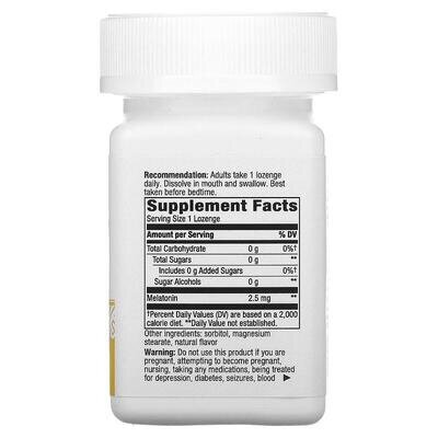 Мелатонін Nature's Way Melatonin 2,5 мг, 100 веганських льодяників