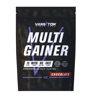 Гейнер Vansiton Multigainer, шоколад, 900 г