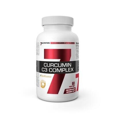 Куркумін 7Nutrition Curcumin C3 Complex 500 мг with Bioperine 2 мг, 60 капсул