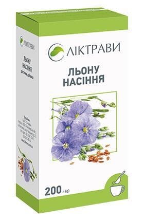 Льону насіння по 200 г у пач. (дієт.доб.)