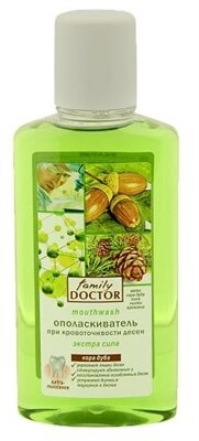 Ополіскувач для порожнини рота Family Doctor при кровотечі ясен Екстра сила Кора дуба, 700 мл