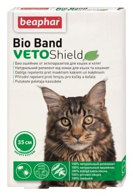 Нашийник Вeaphar Bio 10664 від бліх і кліщів для кішок, 35 см