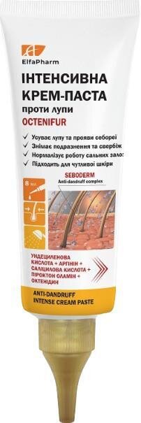 Крем-паста Elfa Pharm Octenifur Інтенсивна проти лупи, 75 мл