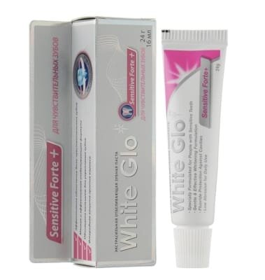 Зубна паста White Glo відбілююча для чутливих зубів, 24 г