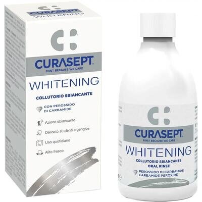 Ополіскувач для порожнини рота Curasept Whitening відбілюючий з фтором, 300 мл