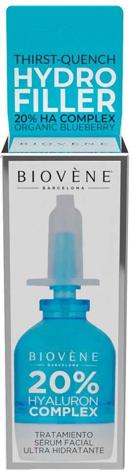 Сироватка для обличчя Biovene живильна з гіалуроновою кислотою та чорницею, 10 мл