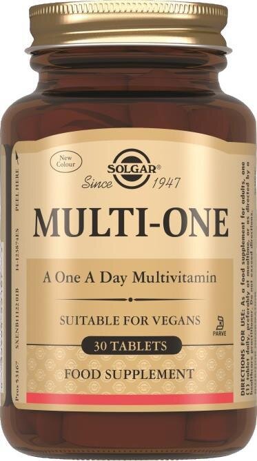 Мультивітаміни Solgar Multi-One таблетки №30