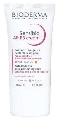 Крем BB тональний Bioderma Sensibio AR для обличчя для проблемної чутливої шкіри, 40 мл