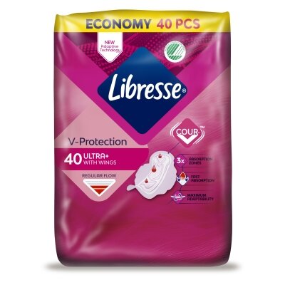 Прокладки гігієнічні Libresse Ultra+, 40 шт