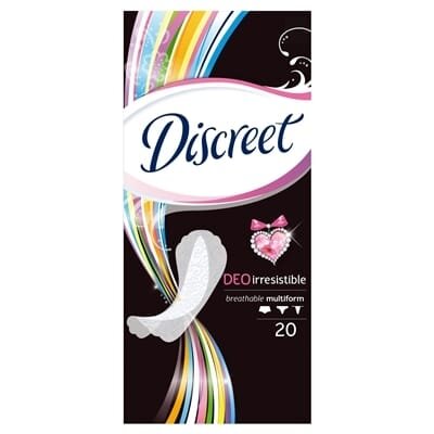 Прокладки щоденні Discreet Deo Irresistible Multiform, 20 штук