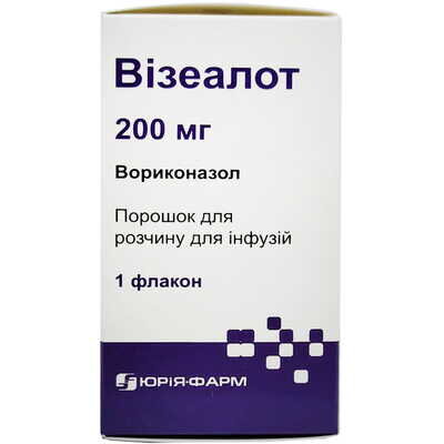 Візеалот порошок для р-ну д/ін. по 200 мг №1 у флак.