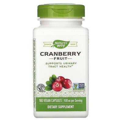 Журавлина Nature's Way Cranberry екстракт ягід 465 мг, 180 капсул