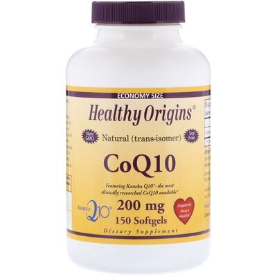 Коензим Q10 Healthy Origins Kaneka Q10 (CoQ10) 200 мг, 150 капсул