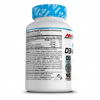 Вітамінно-мінеральний комплекс Amix Nutrition Performance D3-K2-MG-ZN, 90 капсул