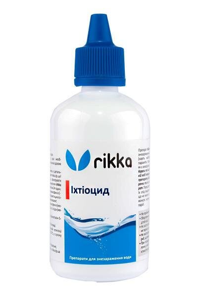 Іхтіоцид Rikka для знезараження акваріумної води, 100 мл