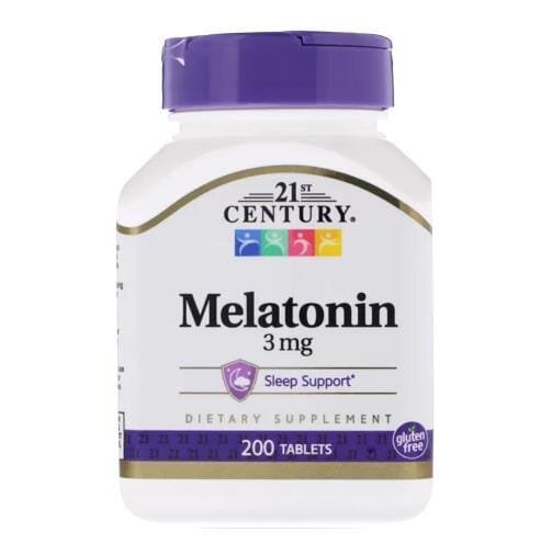 Мелатонін 21st Century Melatonin 3 мг, 200 таблеток