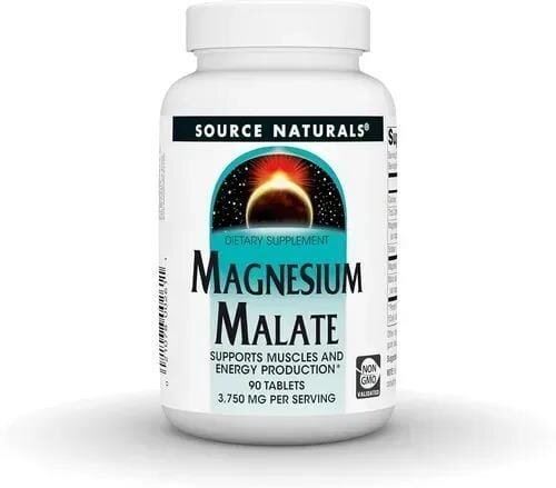 Магній малат Source Naturals Magnesium Malate, 90 таблеток