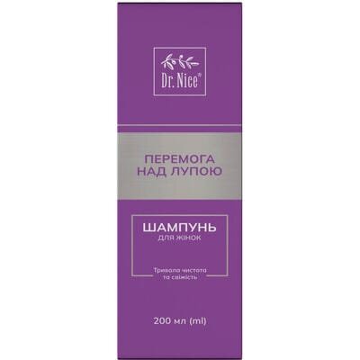 Шампунь Dr.Nice Перемога над лупою, для жінок, 200 мл