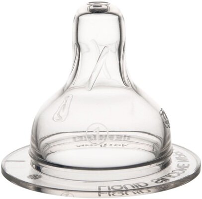 Соска силіконова Canpol Babies EasyStart 21/734 3-позиційна для пляшечок з широким отвором, від 3 місяців, 2 шт