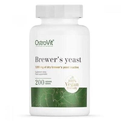 Дріжджі пивні OstroVit Brewer's Yeast, 200 таблеток