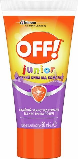 Крем OFF Junior від комарів дитячий, 50 мл