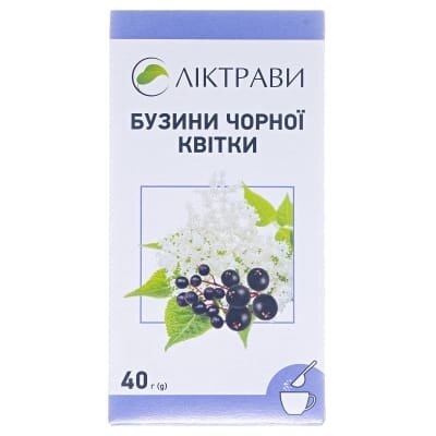 Бузини чорної квітки по 40 г у пач. з внут. пак.