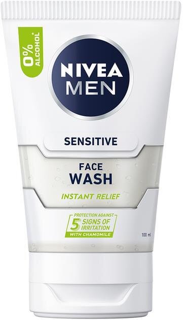 Гель для вмивання Nivea Men Миттєве полегшення для чутливої шкіри чоловічий (88875), 100 мл