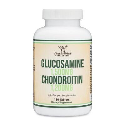 Глюкозамін та Хондроїтин Double Wood Glucosamine Chondroitin 1500 мг та 1200 мг, 180 таблеток