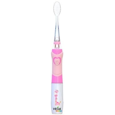 Електрична зубна щітка Vega Kids VK-400Р LIGHT-UP звукова, дитяча, рожева