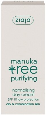 Крем для обличчя Ziaja Листя мануки SPF10 денний, 50 мл