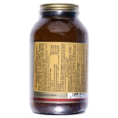 Омега-3 Концентрат риб'ячого жиру Solgar Omega-3 Fish Oil Concentrate м'які капсули №120