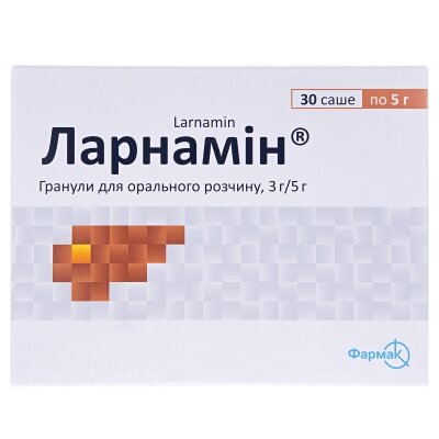 Ларнамін гранули д/ор. р-ну 3 г/5 г №30 у саше