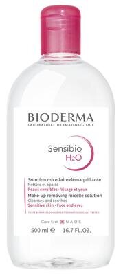Лосьйон міцелярний Bioderma Sensibio Н2О для обличчя, для чутливої шкіри, 500 мл