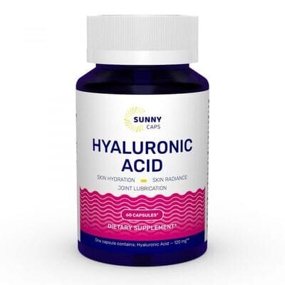Гіалуронова кислота Sunny Caps Hyaluronic Acid капсули по 120 мг №60