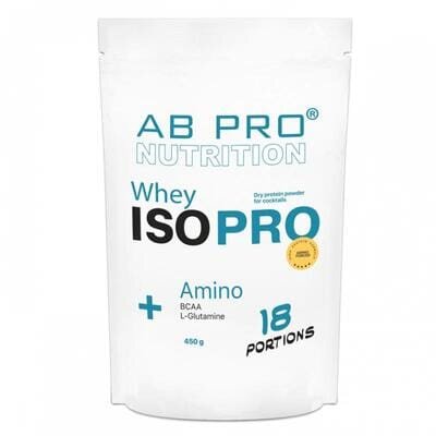 Протеїн ізолят AB PRO ISO PRO Whey+ Amino, тірамісу, 450 г