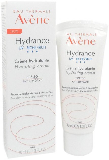 Крем для обличчя Avene Hydrance UV Rich SPF30 насичений зволожуючий, 40 мл