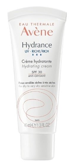 Крем для обличчя Avene Hydrance UV Rich SPF30 насичений зволожуючий, 40 мл