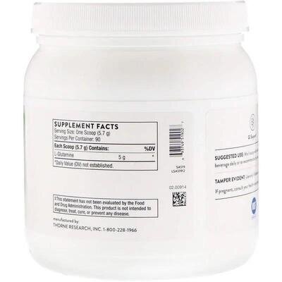 L- глютамін Thorne Research L-Glutamine, 513 г